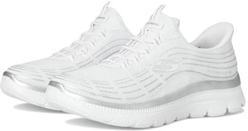 Skechers - Summits Plus, Zapatillas Mujeres, White,