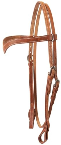 Bride Western Silver Horse Portland, Fini Indispensable pour la Conduction du Cheval (Dark London)