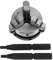 Mandrin de Tour, Accessoires de Tour à Bois K01-50 Mandrin de Tour à Bois de 50 Mm Mini Mandrin à Main pour le Travail du Bois avec 3 Mâchoires et Mandrin Manuel à Défilement de