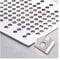 IBOWZ Lochblech Edelstahl Lochplatte aus Edelstahl, 0,8 mm Dickes Lochblech aus Metall, auslaufsichere Fensterpolster für dekorative Gitter im Fliegengitter-Stil