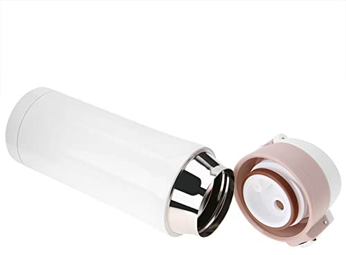 Termos Para Agua Caliente De Bebe, Botella De Agua Con Aislamiento Al Vacío De Acero Inoxidable De Grado Alimenticio De 350 Ml, Botella De Agua De 8 Horas Para 60 Grados Con