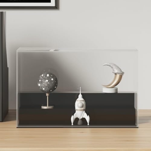 ShGaxin Vitrine Transparent 25x12x16 cm Acryl, Glasvitrine, Vitrinenschrank, Schrank, Display Case, Sammlervitrine, Glassvitrinenschrank