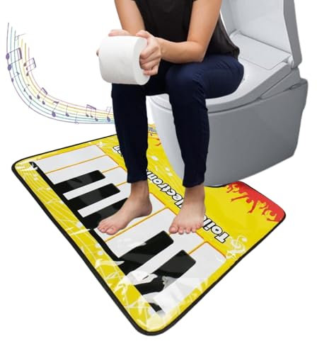 Toilet Piano Mat,Toilet Electronic Organ, töpfchen teppich mit klavierklang, toiletten Piano,Toilet Piano, toilettenmatten Für Den Boden, Klavier-bodenmatte,Kreative Toiletten Klavierteppichmatte