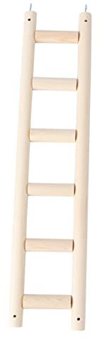 Happyyami Vogel-lernspielzeug Holzvogel-kletterleiter Papageienschaukel Vogel-stehleiter Vogelschaukelleiter