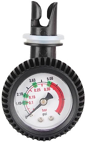 BELLIFFY Luftdruckprüfgerät für Schlauchboote Kajaks Luftthermometer Geeignet für Pumpen