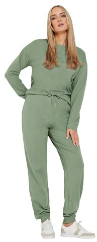 Long Tall Sally - LTS Tall Sage Cuffed Joggers - Women's Green