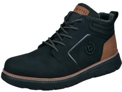 bugatti Herren Schnürstiefel, Männer Stiefel Kaltfutter