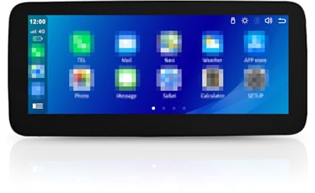 10,25-Zoll-Autobildschirm, kabelloser Carplay-Bildschirm für Mercedes-Benz C-Klasse W205 GLC V-Klasse W447 2015–2019 mit NTG5.0-Systemunterstützung Bluetooth/Mirrorlink/Siri/Andriod Auto