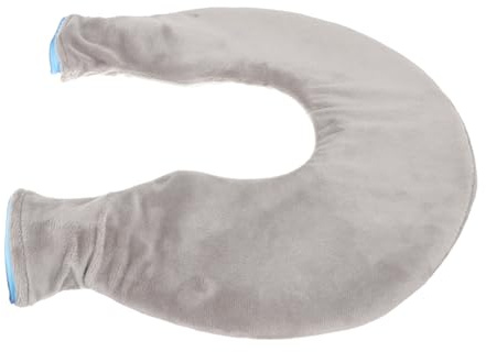 U-förmiger Pvc Wärme und Kältebeutel für Schulter und Nacken | Wiederverwendbar, Blau, Gummi und Polyester, für Zuhause und Schmerzlinderung