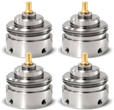 4 Stück Heizkörperventiladapter 26 mm Anschluss, Kompatibel mit Danfoss RAVL (Ersatz für 700099), Metall Adapter, Zubehör für Heizkörperthermostate