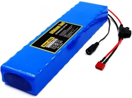 48V 50Ah 13S2P Batería De Iones De Litio para Bicicletas Eléctricas, Batería De Iones De Litio Impermeable para Patinetes Eléctricos, BMS Integrado, con Cargador(XT60+DC)