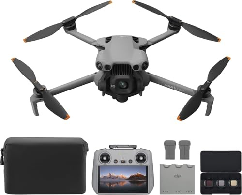 DJI Mini 5 Pro Fly More Combo mit DJI RC 2, C0-Zertifiziert, 4K-Drohne für Anfänger, Drohne mit Kamera, 1-Zoll CMOS, Hinderniserkennung, 225°-Gimbal-Rotation