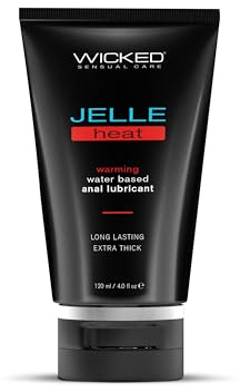 Wicked Sensual Care Pflege Jelle Hitze Anal Gel Schwarz 120 ml