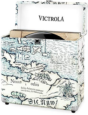 Victrola Record Koffer LP - Retro Karte