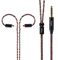 Yinyoo 8 adriges MMCX Kabel Versilbertes Kupfer Upgrade Kopfhörerkabel, MMCX Ersatzkopfhörerkabel mit 4,4mm Stecker für SE846 Tin Audio T2 T3 D2B4