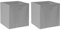 BOJU 2 PCS Foldable Storage Cubes Boxes Grey for Shelves Drawers Wardrobe Canvas Fabric Unit Storage Organizer Basket Bin for Kids Room Toy Nursery Clothes Closet Collection