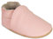 HMIYA Weiche Leder Krabbelschuhe Babyschuhe Lauflernschuhe mit Wildledersohlen für Jungen und Mädchen（12-18 Monate，Hell Pink）