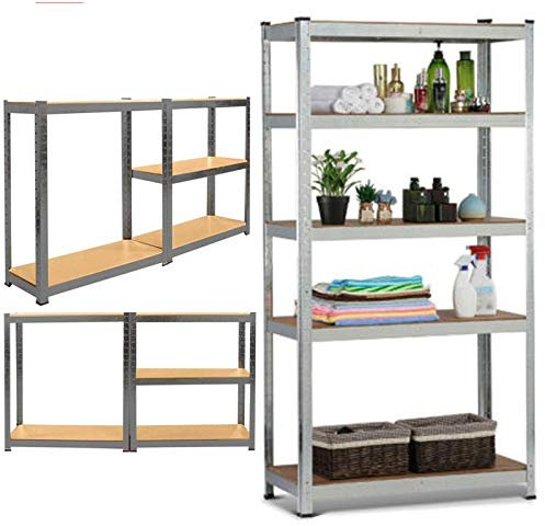 Heavy Duty Steckregal 5 Etagen Garage Regal Gewächshaus Utility Aufbewahrung Zuhause Rack 1700 x 750 x 300mm