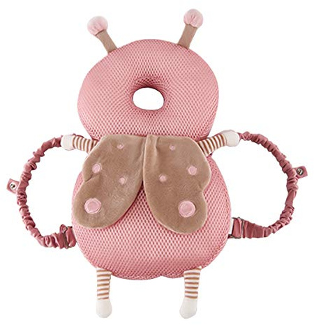 SONARIN Baby Kopfschutz atmungsaktives Verstellbares Schutzkissen für Babykopf,Anti Fall Kopfstützenkissen für Kleinkinder(Schmetterling)