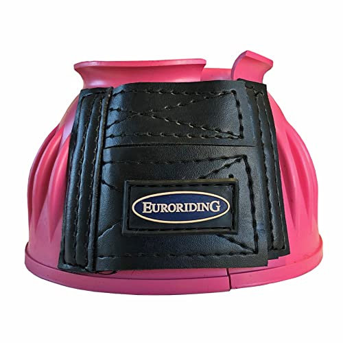 Euroriding Hufglocken Gummi Klett pink XL