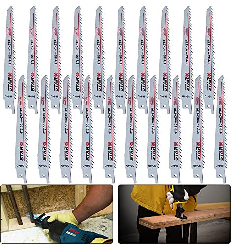 Sägeblätter für Säbelsäge, 150 mm, HCW S644D, passend für Bosch, Dewalt, Makita etc.