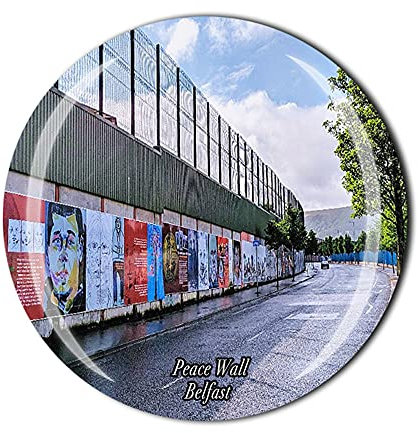 Peace Wall Belfast Northern Ireland Fridge Magnet Souvenir Gift Crystal Magnetic Sticker Collection