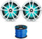 enrock Infinity - Altavoces Marinos LED de 6.5 Pulgadas (2 Unidades) 1 par de Altavoces de Repuesto OEM con Cable de 50 pies (RGB + Blanco) 6 MBLW