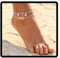 Prosy Beach Perle Bracelet de Cheville Argent Chanceux 8 Bracelets de Cheville Chaîne Bijoux de Pied Réglable pour Femmes Filles