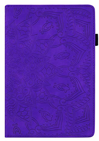 Vkooer iPad Mini 6 Case, 8.3'' Slim Flip Wallet Stand Cover With Auto Sleep/Wake, Card Holder for 6th Generation Tablet, Purple