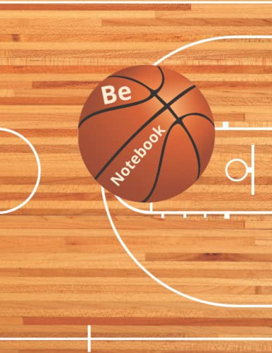 Be Basketball Notebook (8.5x11in) in Glossy