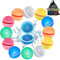 Wasserballons Wiederverwendbare Schnellfüllung, Wasserbälle, selbstdichtendes Outdoor-Wasserspielzeug für Kinder von 3-12 Jahren, unfallfreie Wasserbomben Sommer-Pool-Spielzeug 12Pcs