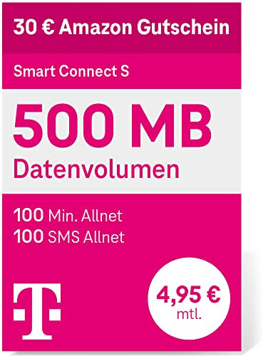 Telekom Smart Connect S (4,95€ mtl. 12Monate Laufzeit) + 30€ Amazon Gutschein