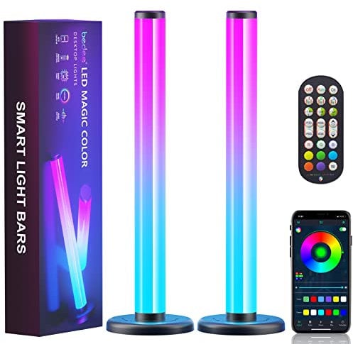 bedee 360° Smart LED Lightbar, RGB Gaming Lampe mit 213 Modi und Musik Sync, Hintergrundbeleuchtung mit Fernbedienung und App Kontrolle, Dimmbare Beleuchtung für PC, TV, Spielzimmer