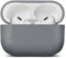WOOLNUT Leather Case Cover for AirPods Pro 2nd Gen - Grey, Full-grain Scandinavian Leather, Compatible with wireless charging