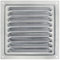 Griglia di Ventilazione in Alluminio Anodizzato con Rete Protettiva | Presa d'Aria Interna/Esterna in Metallo Resistente agli Insetti | Griglia di Aerazione per Pareti e Soffitti. (15 x 15 cm)