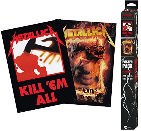GB Eye Chibi Poster Kill'Em All/Fire Guy (52 x 38 cm)