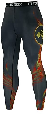 Mens Compression Leggings Tights Long Running Pants Absorption Men's Sports Pants Quick-drying Swim Trunks Swimming Training Pants Wetsuit Sweatpants Seamless Hot Thermal Sweat Activewear