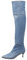 Berimaterry Stivali da donna sopra il ginocchio, con tacco alto, con tacco alto, con suola alta, con lacci, in pelle, al ginocchio, con plateau, Jeans blu., 38 EU