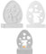 ALEFBET Silikonformen Gießformen Kerzenhalter, DIY Kombination Silikonform Kerzenhalter, Neue Ideen Gießform Kerzenhalter, Gipsformen zum Gießen (Einsatz-Rabbit C)