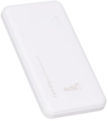 Router Hotspot WiFi 5G Ultra Veloce con Slot per Scheda SIM, Batteria da 10.000 MAh, LTE CAT4, Ampio Supporto di Banda di Rete, Durata della Batteria Migliorata, Facile da Usare,