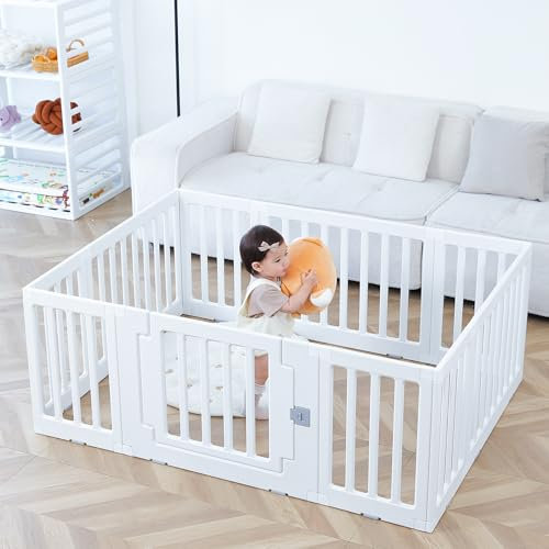 Gupamiga Parque Infantil Bebe 150 x 110 cm, Corralito para Niños y Niñas, Parque de Juegos para Bebe PLP-WL071-10