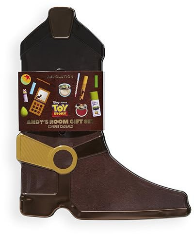 Revolution Beauty, Disney Toy Story x Revolution Andy's Room Gift Set, Holiday Makeup Set, Boot with 12 Beauty Products, Vegan & Cruelty-Free