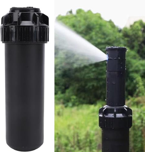 Rotor Sprinkler Head, G3/4 Female Threaded Adjustable 40‑360 Degree Part Circle Up Buried Lawn Sprayer Irrigation System Long Water Spray Distance for Bridge Lawn Watering