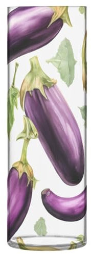 Blumenvase, Auberginen, unzerbrechlich, dekorativ, modern, Kunststoffvase für Büro, Zuhause, Meeting