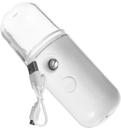 IMIKEYA Micro Humidifier by Spray Humidifier for Home Air Moistener Aromatherapy White Easy to Clean and Carry