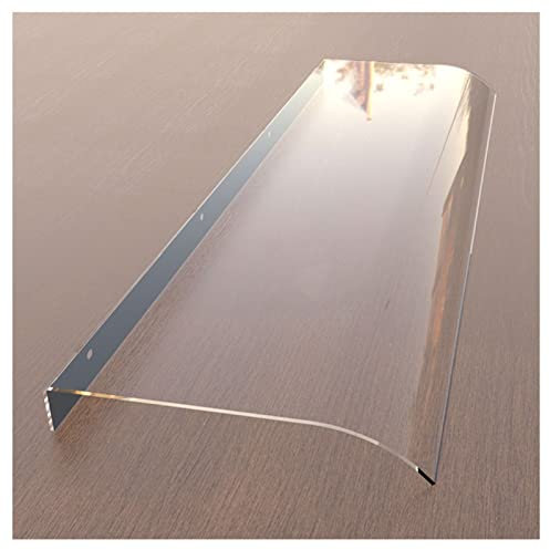 Window Door Awning Door Window Awning Canopy Roofing Canopies, Clear Polycarbonate Cover Porch Shelter, Outdoor Garden Roofing Canopies Anti-UV Rain Protection Canopys for Protection(40x80cm/16x31in)