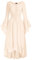 SCARLET DARKNESS Robe Renaissance à manches longues et épaules dénudées pour femme, rose clair, M