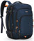 Tolaccea Reiserucksack, Handgepäck Flugzeug, TSA Freundlich Handgepäck Rucksack 35L-45L, Travel Backpack für 15,6 Zoll Laptop, Reise Rucksack für Weekender Trip (Dunkelblau)