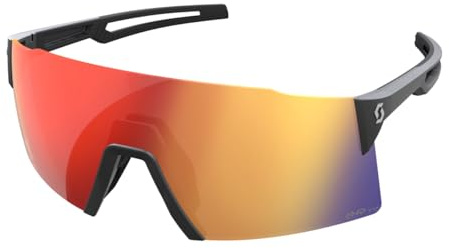 Scott Stride Compact AMP Wechselscheiben Fahrrad Brille schwarz/rot Chrome