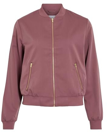 Vila Female Female Damen Bomberjacke mit Reißverschluss, leichte Übergangsjacke VIBUBBLE Reißverschluss VIBUBBLE Reißverschluss | bomber jacket